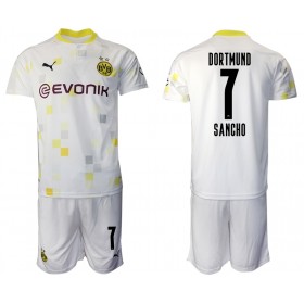 Completo Calcio Borussia Dortmund Jadon Sancho 7 Bambino Divisa Terza 2020/2021 